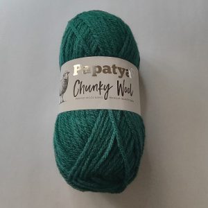Włóczka Papatya Chunky Wool kol. 6550 Zieleń Butelkowa